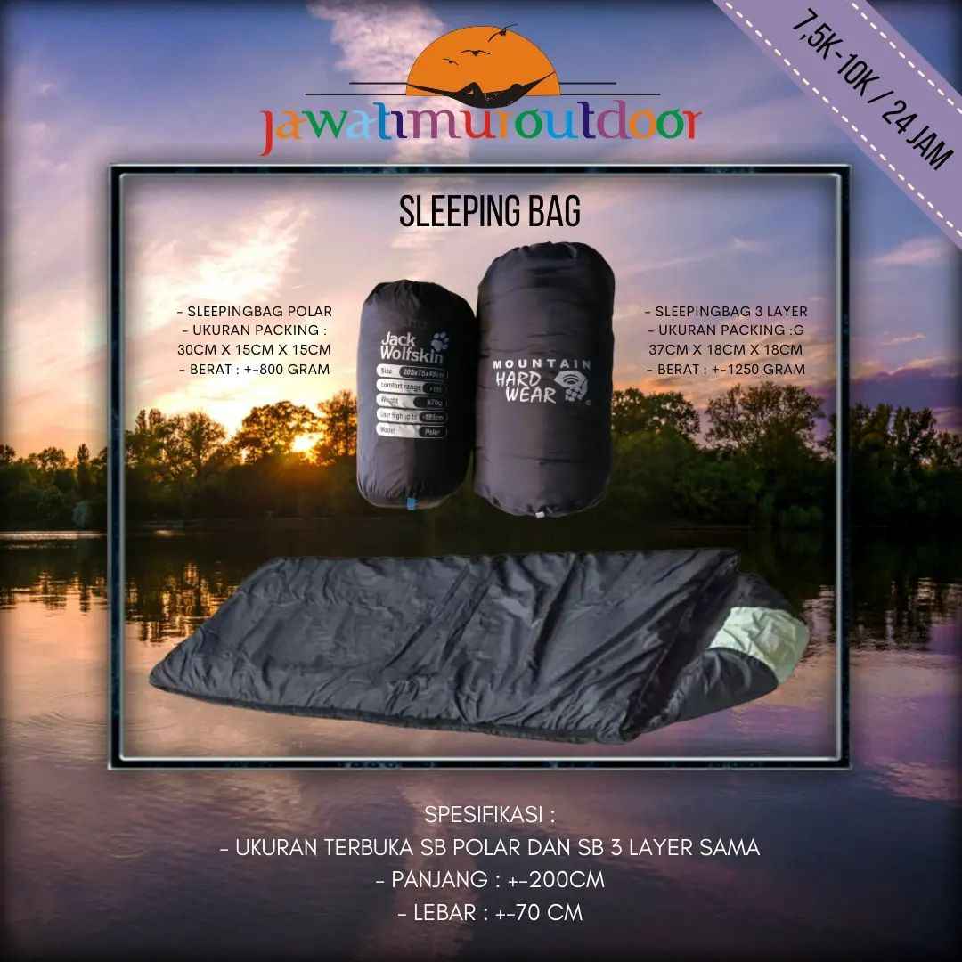 Sewa Sleeping Bag Terbaik di Malang dengan Harga Terjangkau