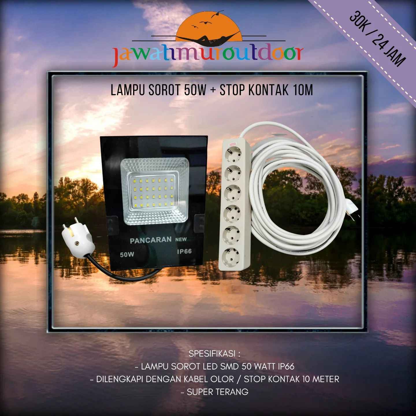 Sewa Lampu Sorot dan Perlengkapan Camping Terbaik di Malang