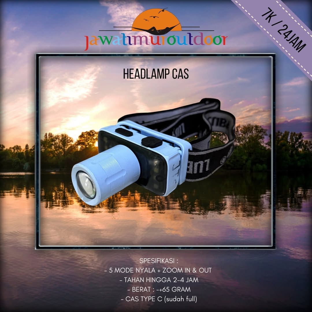 Sewa Headlamp Cas Malang - Rental Alat Camping