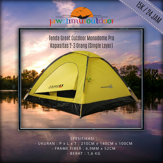 Sewa Tenda Dome Kapasitas 2-3 Orang di Malang - Harga Terbaik & Kualitas Terjamin