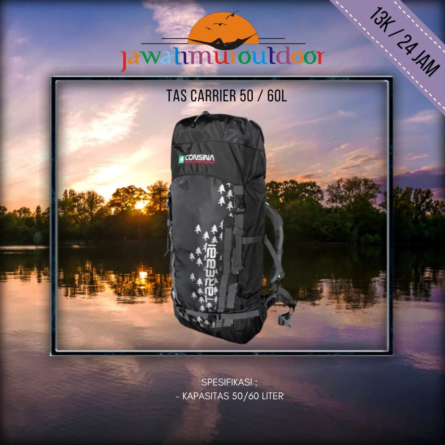 Sewa Tas Carrier 50/60Liter untuk Petualangan Terbaik