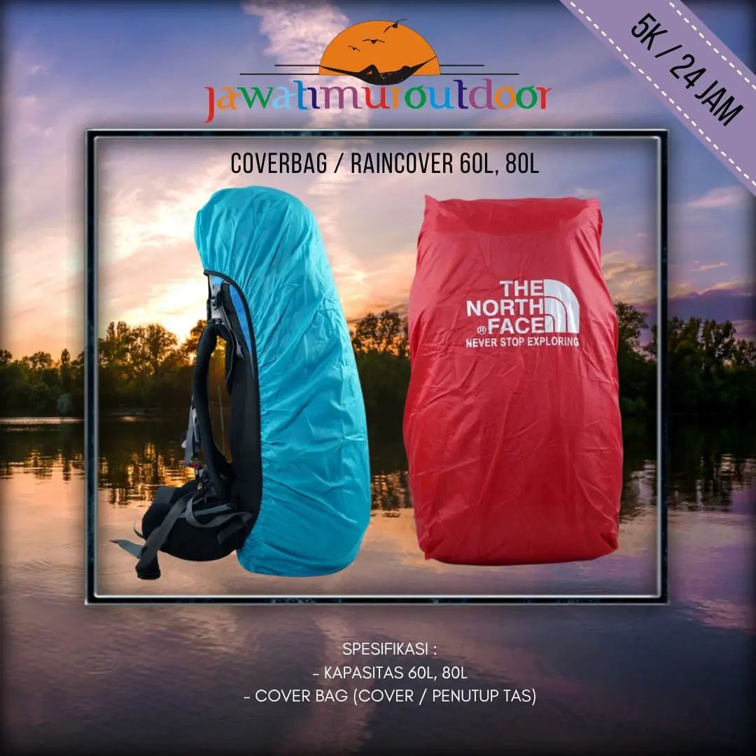 Sewa Coverbag 60L, 80L di Malang Jawa Timur Outdoor