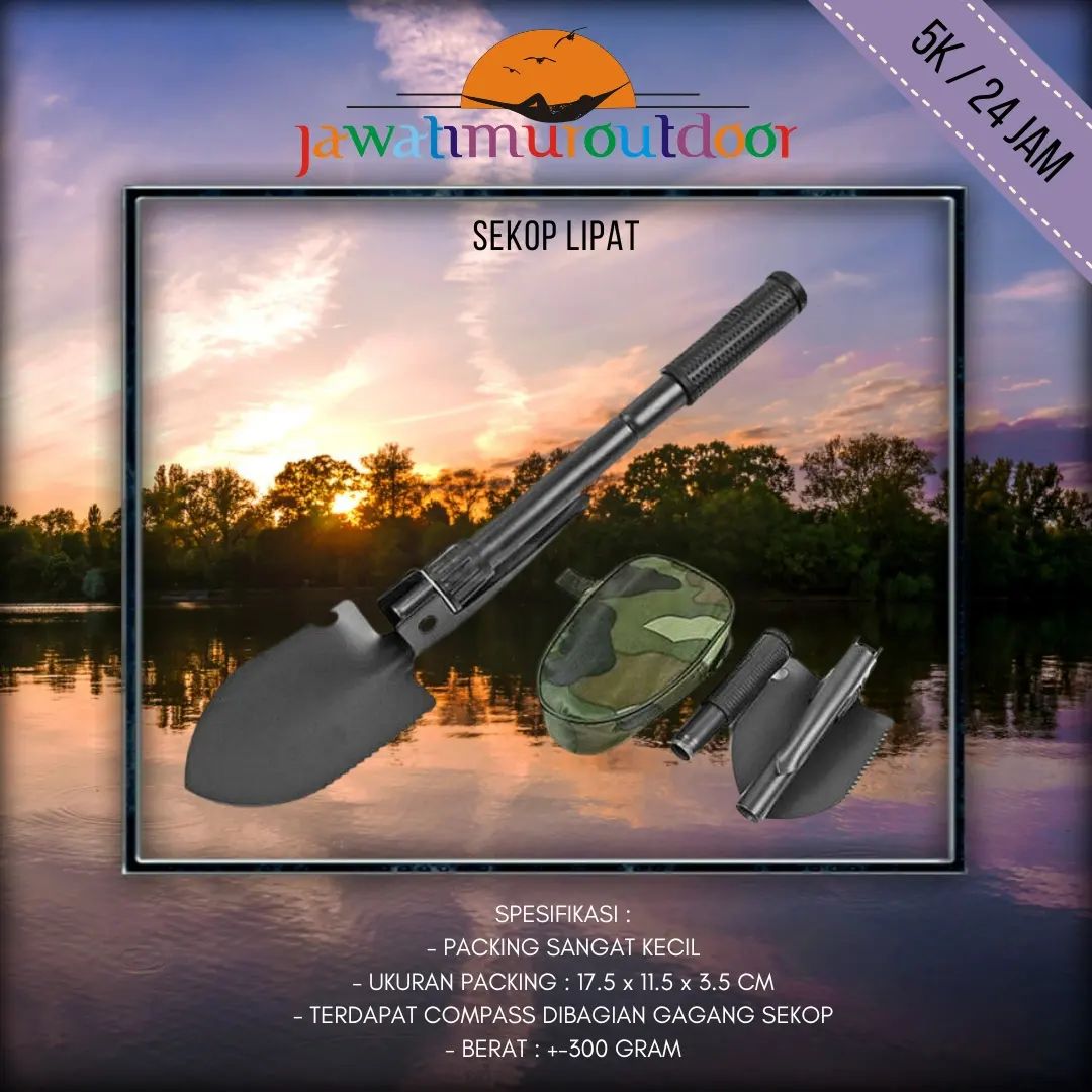 Sewa Sekop Lipat dan Perlengkapan Camping Murah di Malang
